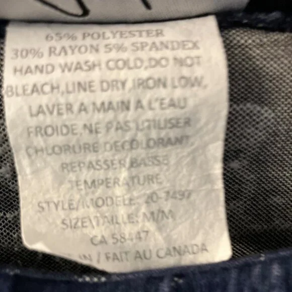 Artex Fashions Waffle Top Blue Medium - Picture 3 of 6